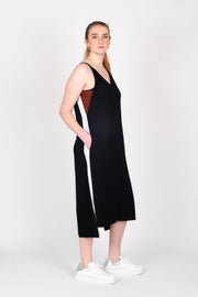 Tall model in Breaking All The Rules Dress Black for tall women