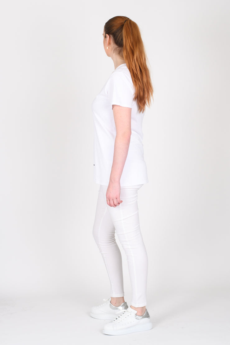 Design Your Life V Tee White