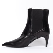 Moda di Fausto Donna Black Ankle Boots inside. Women size 44 boots