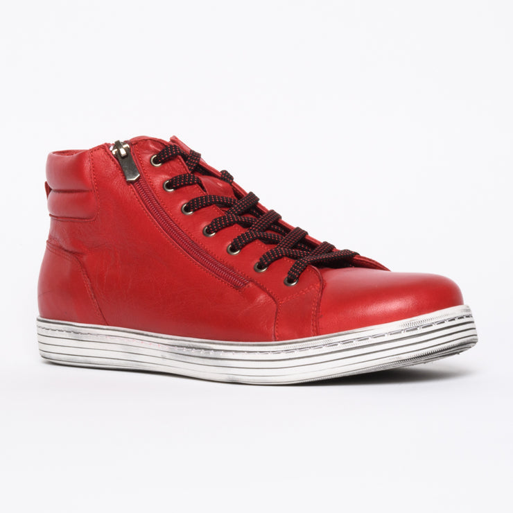 Cabello Urban Red Ankle Boot front. Size 43 women’s boots