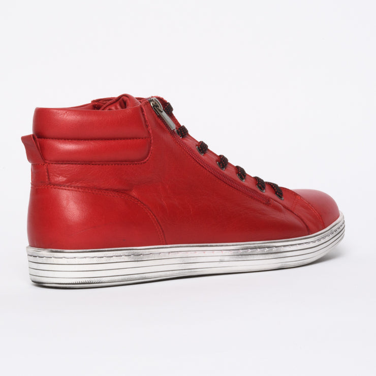Cabello Urban Red Ankle Boot back. Size 44 women’s boots