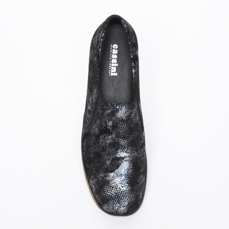 Cassini Mantilly Navy Reptile Shoes top. Womens size 45 shoes