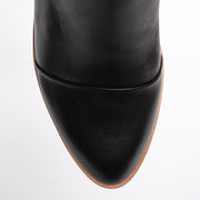 Bresley Saskia Black Print ankle boots toe. Womens size 43 boots