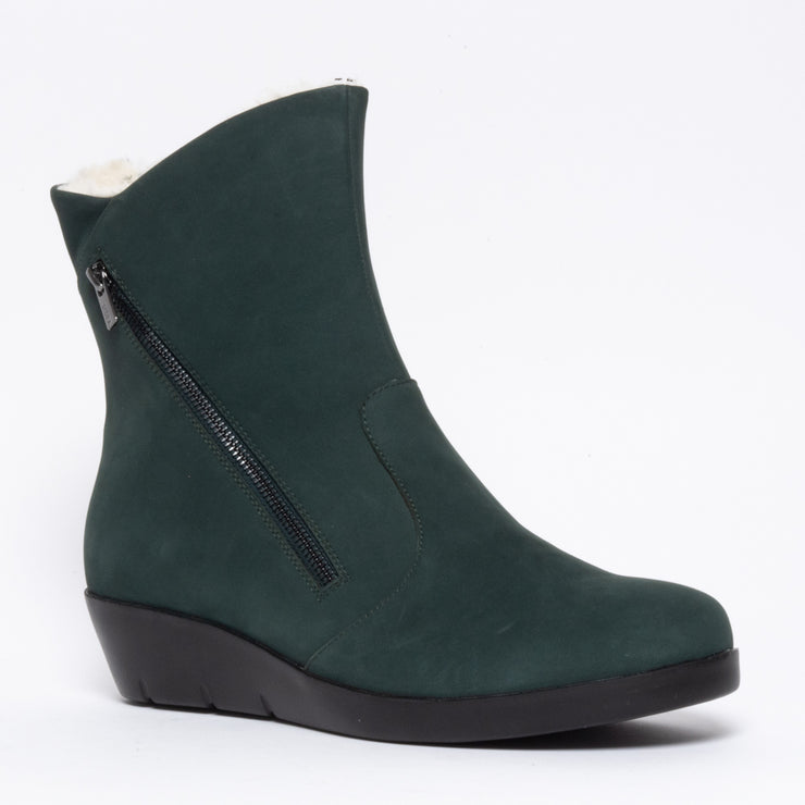 Ziera Blayke Forest Nubuck Ankle Boots front. Womens Size 42 Boots