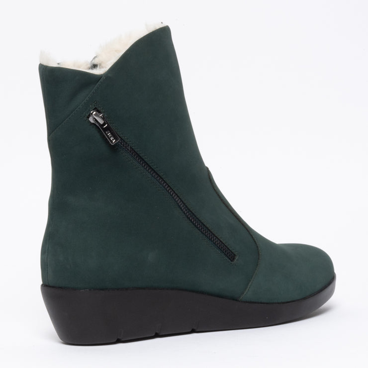 Ziera Blayke Forest Nubuck Ankle Boots back. Womens Size 43 Boots