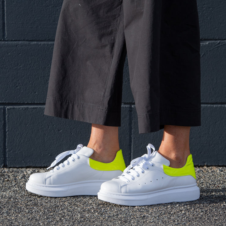 Model wearing Punk White Fluoro