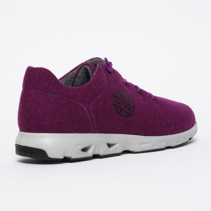 Josef Seibel Noih 05 Lilac Sneakers back. Womens size 44 shoes