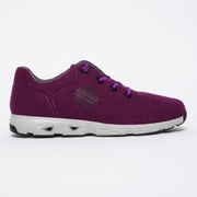 Josef Seibel Noih 05 Lilac Sneakers side. Womens size 42 shoes