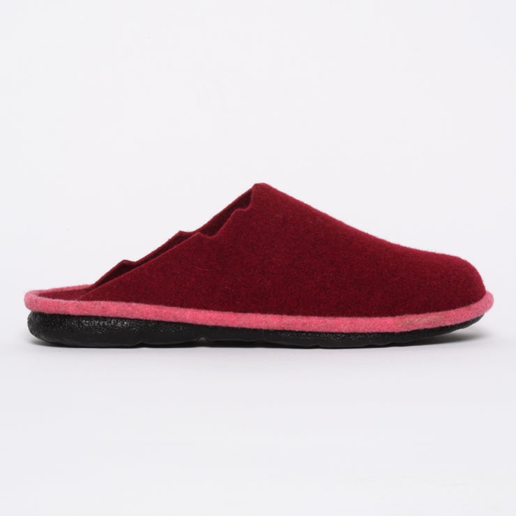 Westland Lille 100 Bordeaux slippers side. Size 42 women’s slippers