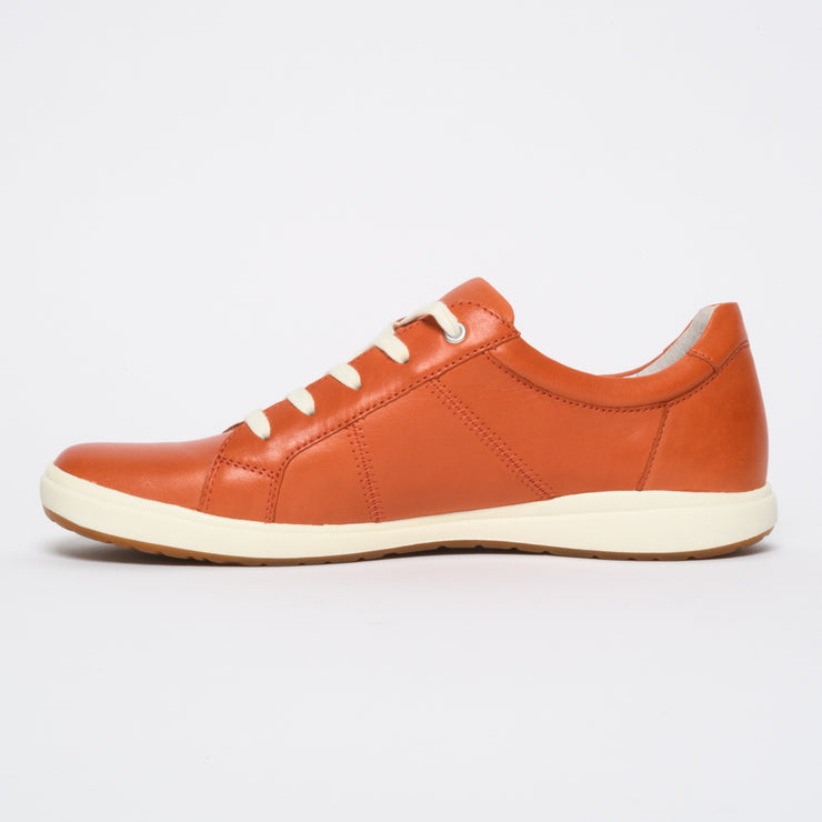 Josef Seibel Caren 01 Orange Sneakers inside. Womens size 42 shoes