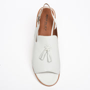 Bresley Smokey White sandal top. Size 43 womens shoes