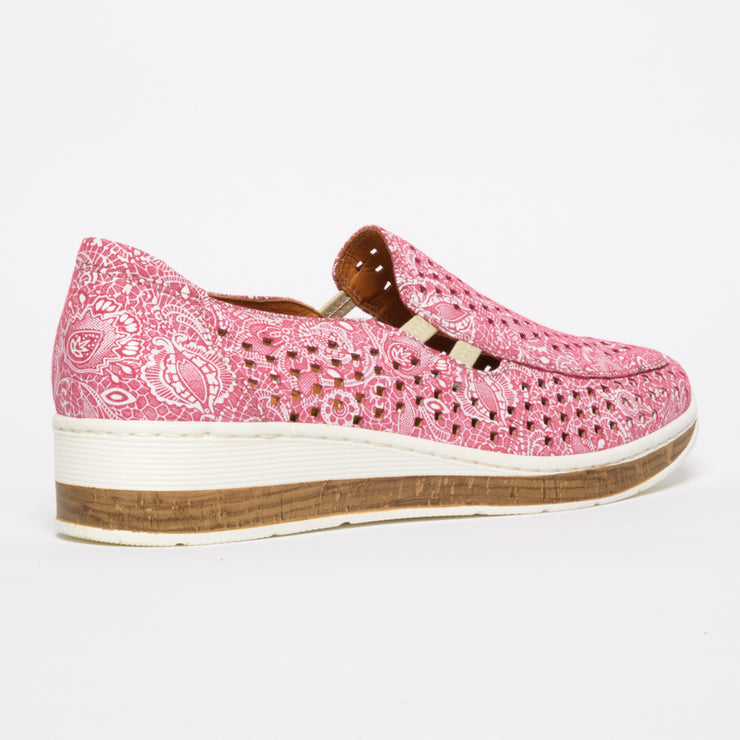 Cassini Monkey Pink Dream Shoe back. Size 44 womens shoes