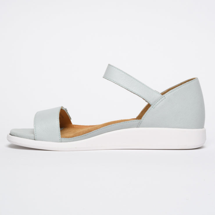Ziera Ilisha Pale Blue Sandal inside. Size 45 womens shoes