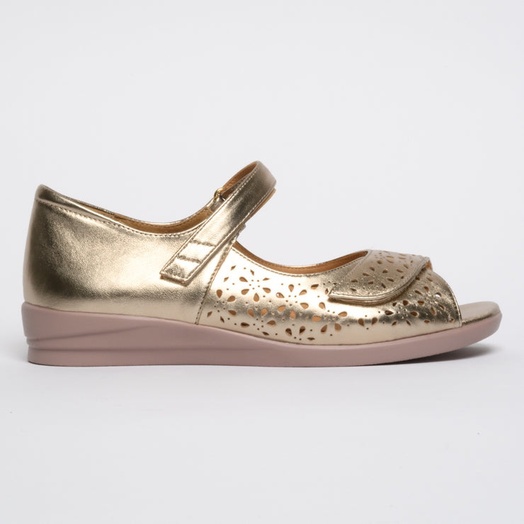 Ziera Daffodil Champagne Shoe side. Size 42 womens shoes