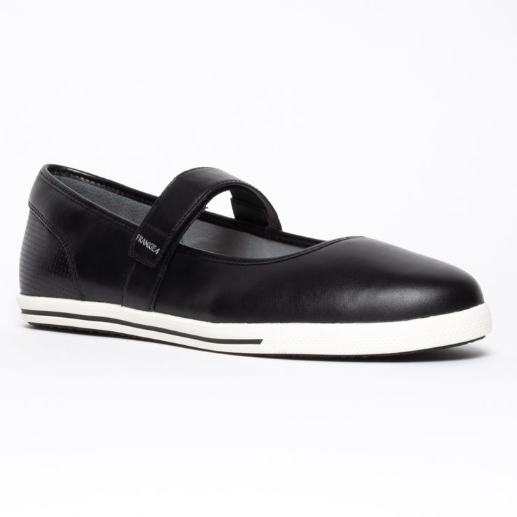 Frankie4 Addi Black White leather shoes front. Womens Size 11 shoes