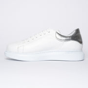 Punk White Silver inside. Size 13 women's shoes