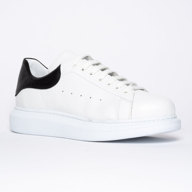 Punk 2 White Black front. Size 11 women's shoes.