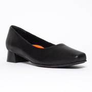 The Low Square Black front. Size 11 women's shoes