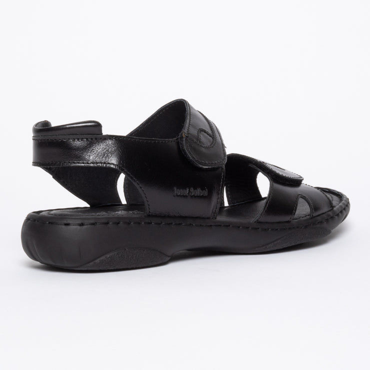 Josef Seibel Debra Black sandals back. Size 44 women's sandals