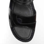 Josef Seibel Debra Black sandals toe. Size 42 women's sandals