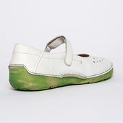 Josef Seibel Fergey 77 Off White shoes back. Size 43 women's shoes