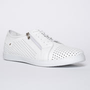 Cabello Roma White Sneakers front. Size 43 womens shoes