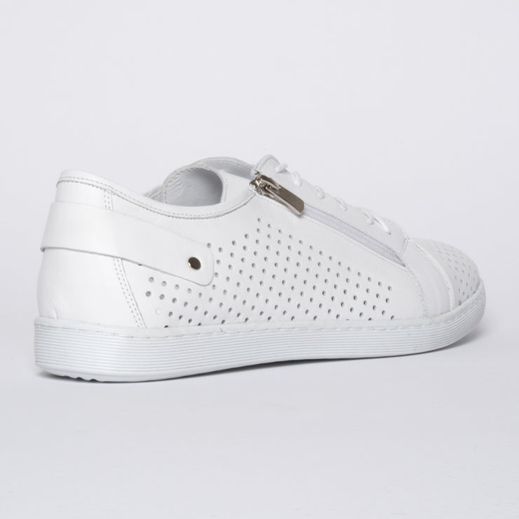 Cabello Roma White Sneakers back. Size 44 womens shoes