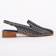 Bresley Navy Squaw Shoe side. Size 42 womens shoes