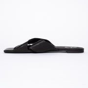 Minx Megs Black slides inside. Womens Size 42 sandals
