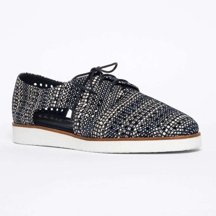 Bresley Michel Navy Mix shoes front. Size 46 shoes