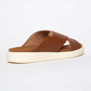 Cassini Martina Tan slides back. Size 44 women's sandals