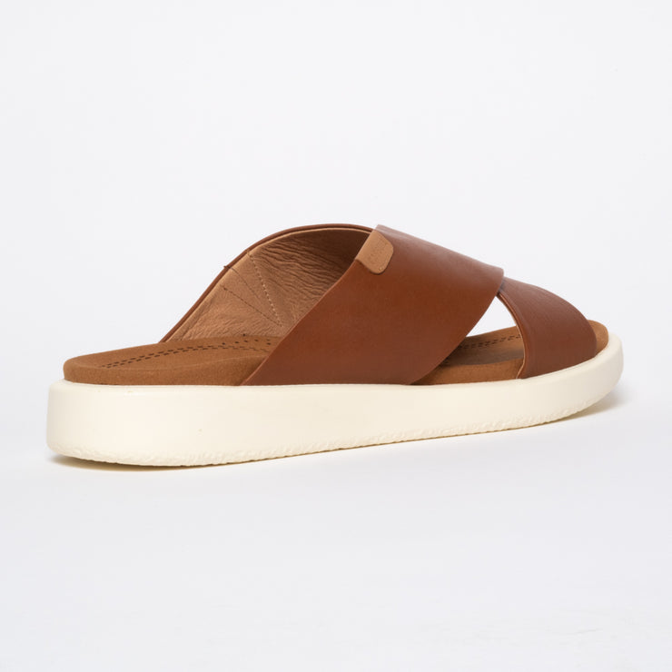 Cassini Martina Tan slides back. Size 44 women's sandals