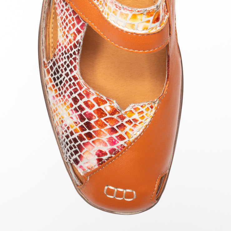 Cassini Magician Orange Multi Shoes toe. Womens Size 45 shoes