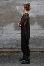 Tall woman modelling X Lab Breaking All The Rules Dress in Black