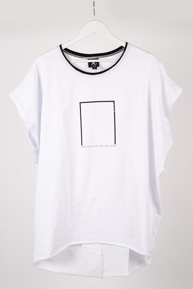 Out of Box Tee White