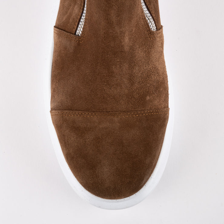 Babouche Lifestyle Reid Cognac Suede Ankle Boot toe. Size 42 womens boots