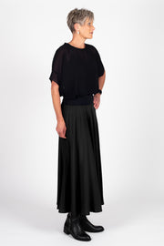 Model wearing Paris Skirt Black side