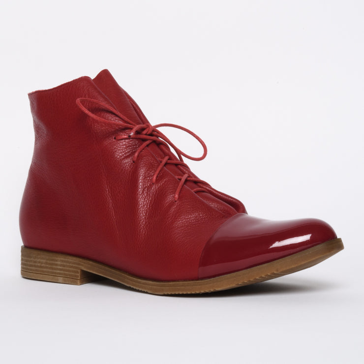 Django and Juliette Kingfish Pinot Ankle Boots front. Size 44 women's boots