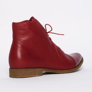 Django and Juliette Kingfish Pinot Ankle Boots back. Size 44 women's boots