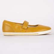Frankie4 Addi Mustard leather shoes side. Womens Size 11 shoes
