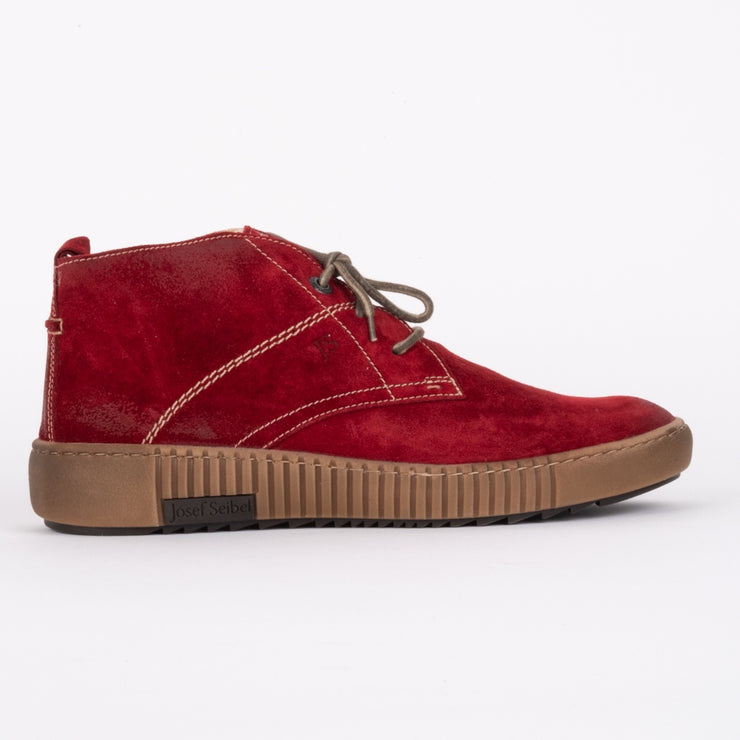 Josef Seibel Maren 02 Red Ankle Boot side. Size 42 womens shoes