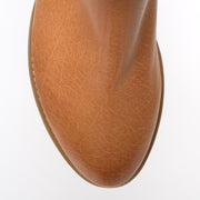 Django and Juliette Slipt Dark Tan Ankle Boot toe. Womens size 42 boots
