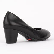 Hush Puppies The Point Black court shoe back. Womens size 12 shoes