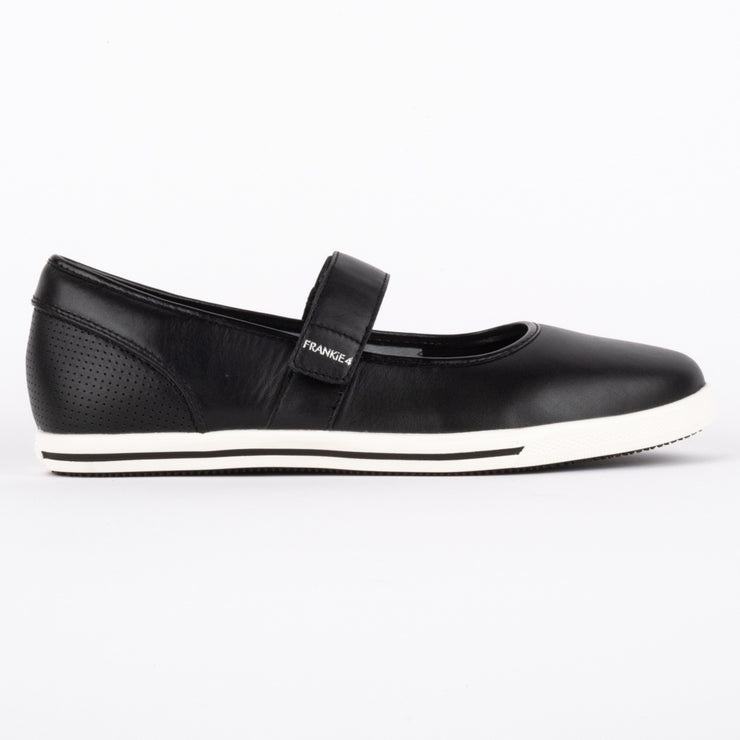 Frankie4 Addi Black White leather shoes side. Womens Size 10 shoes