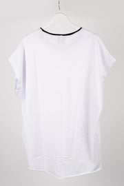 Out of Box Tee White back