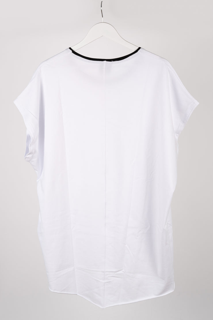 Out of Box Tee White back