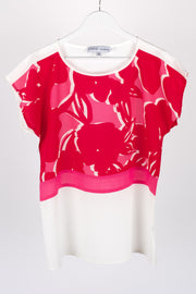 Taylor Top Pink Print for tall women