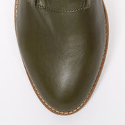 Hush Puppies Clever Dark Olive shoes toe. Size 10 women's shoes