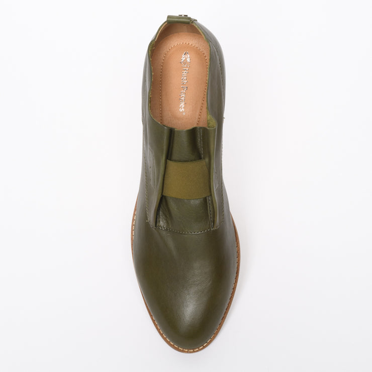 Hush Puppies Clever Dark Olive shoes top. Size 10 women's shoes
