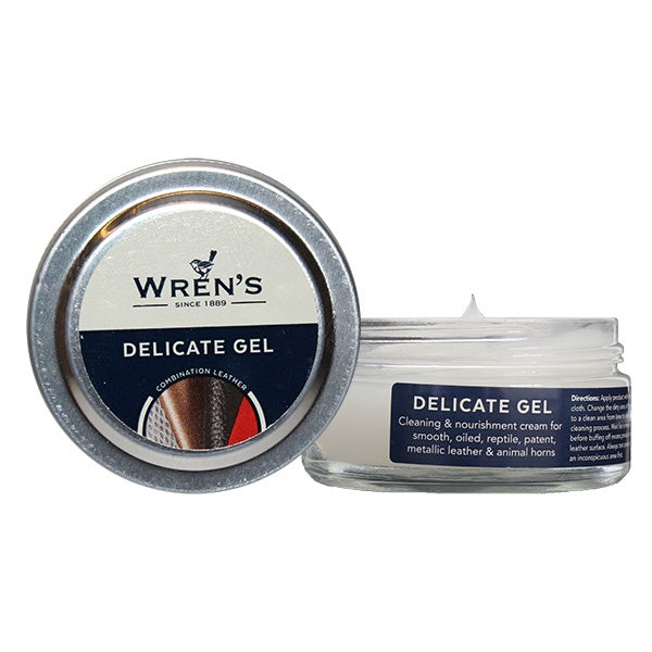 Jar of Wrens Delicate Gel for shoes